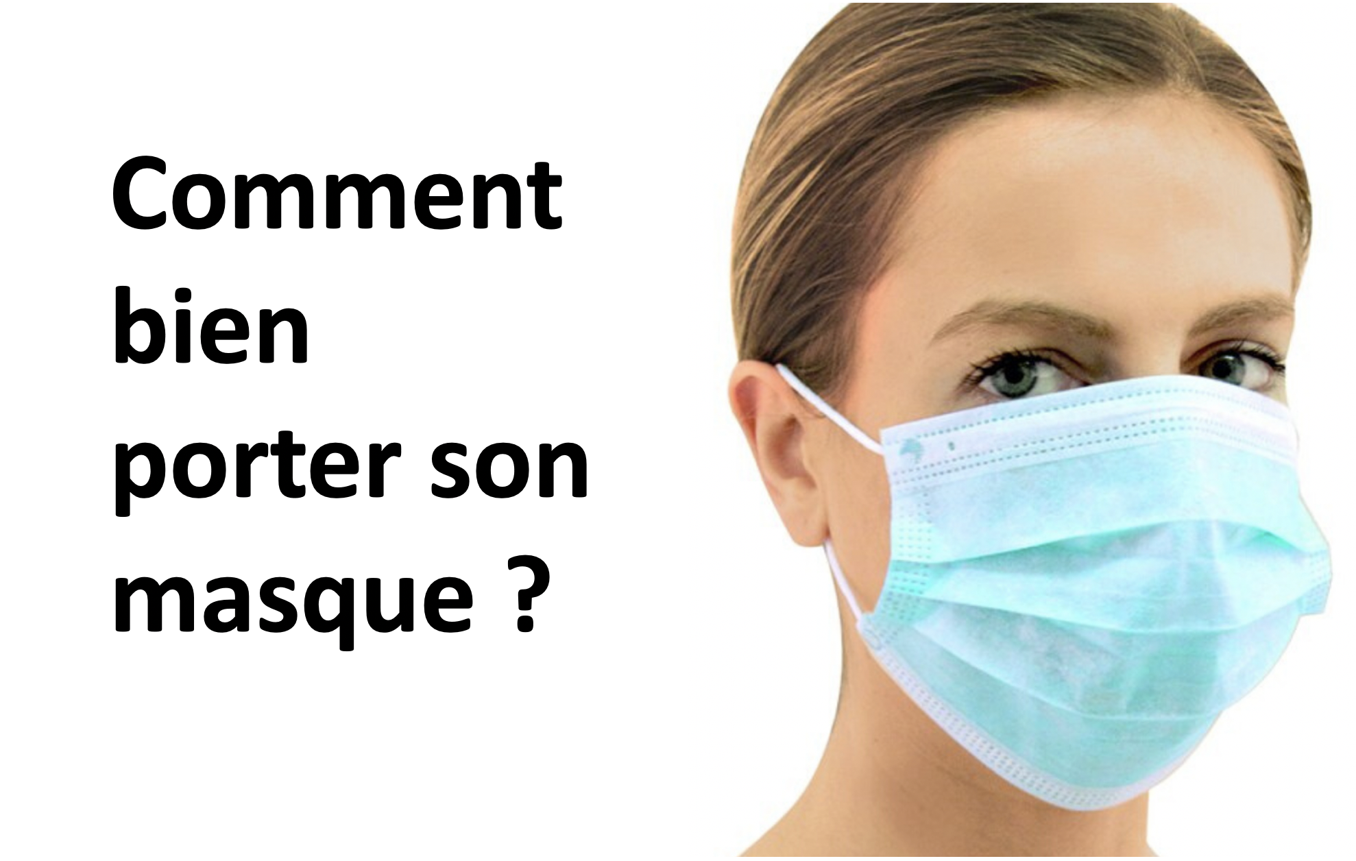 Tous masqués comment bien porter son masque ! Haléco
